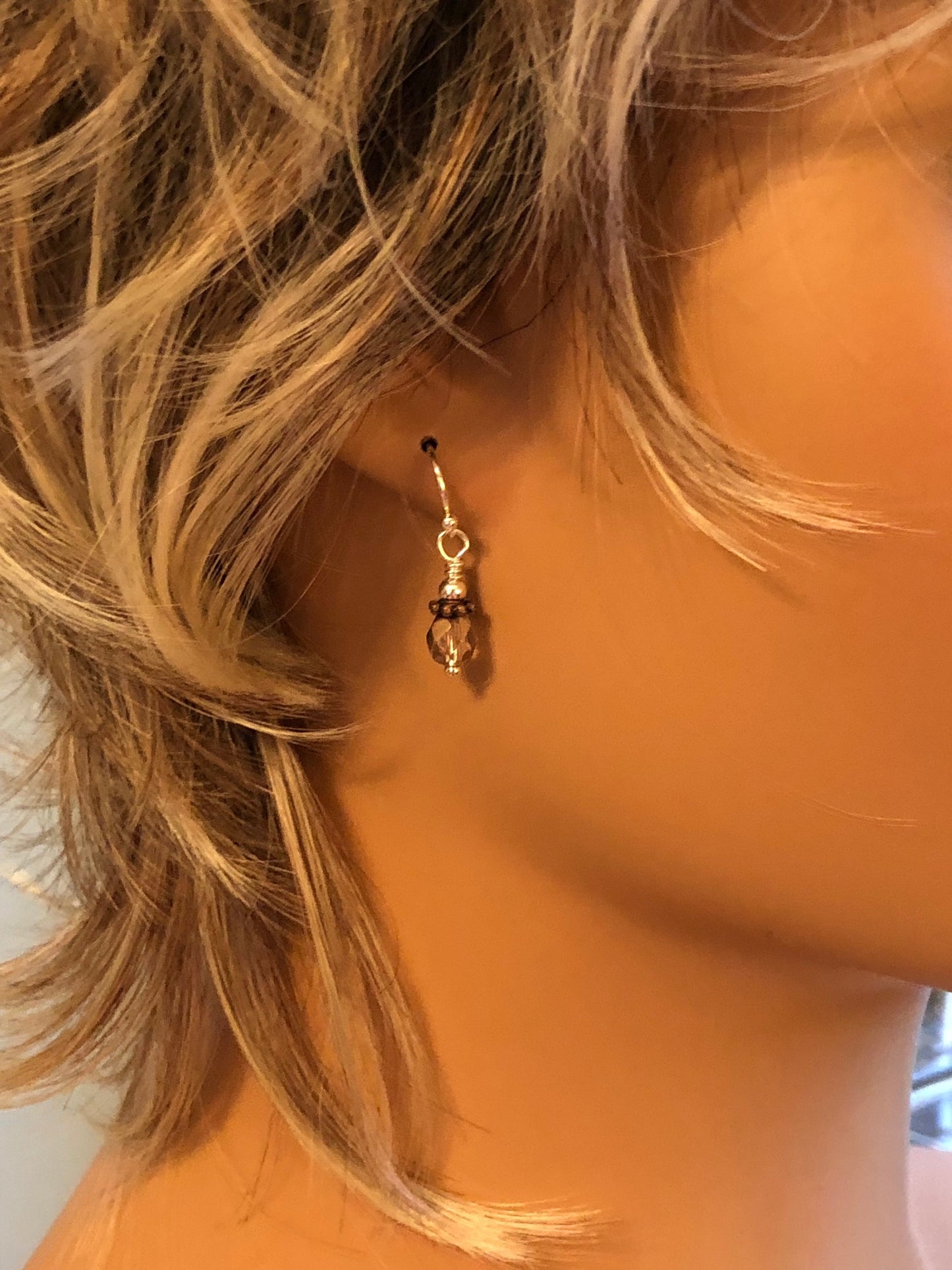 A Hint Of Autumn Earrings. Approx. 1" In Length