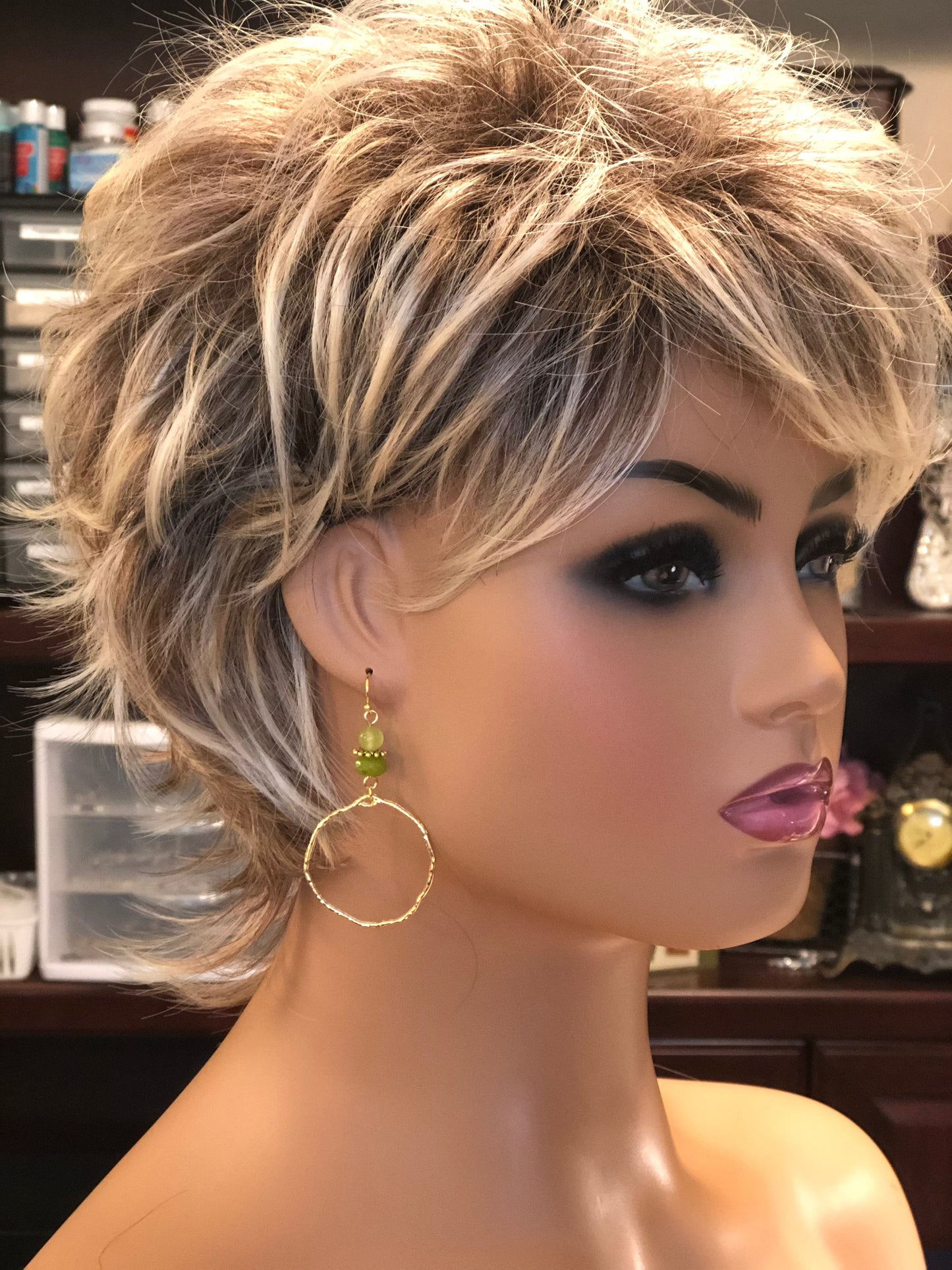 A Style Of My Own Gold Earrings. Approx. 2 1/2" In Length
