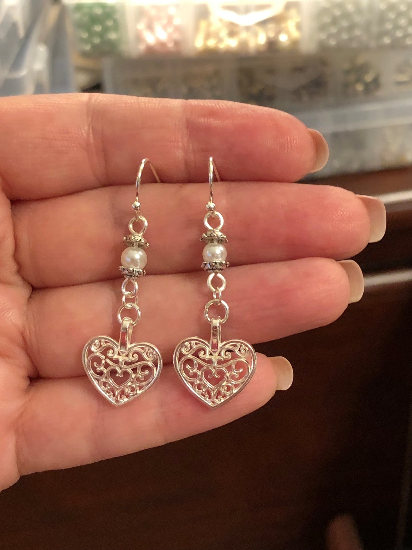 All My Love Earrings. Approx. 1 3/4" In Length