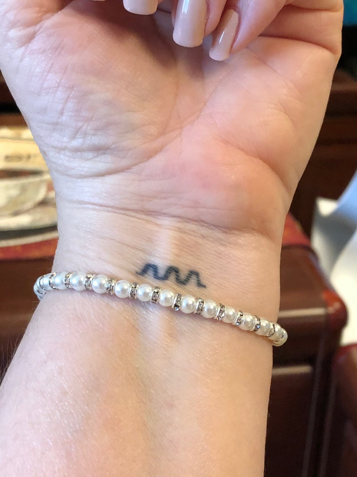 "It Must Be Love" Stretch Bracelet. **MADE TO ORDER **Please indicate your bracelet size in the "Notes" section at checkout