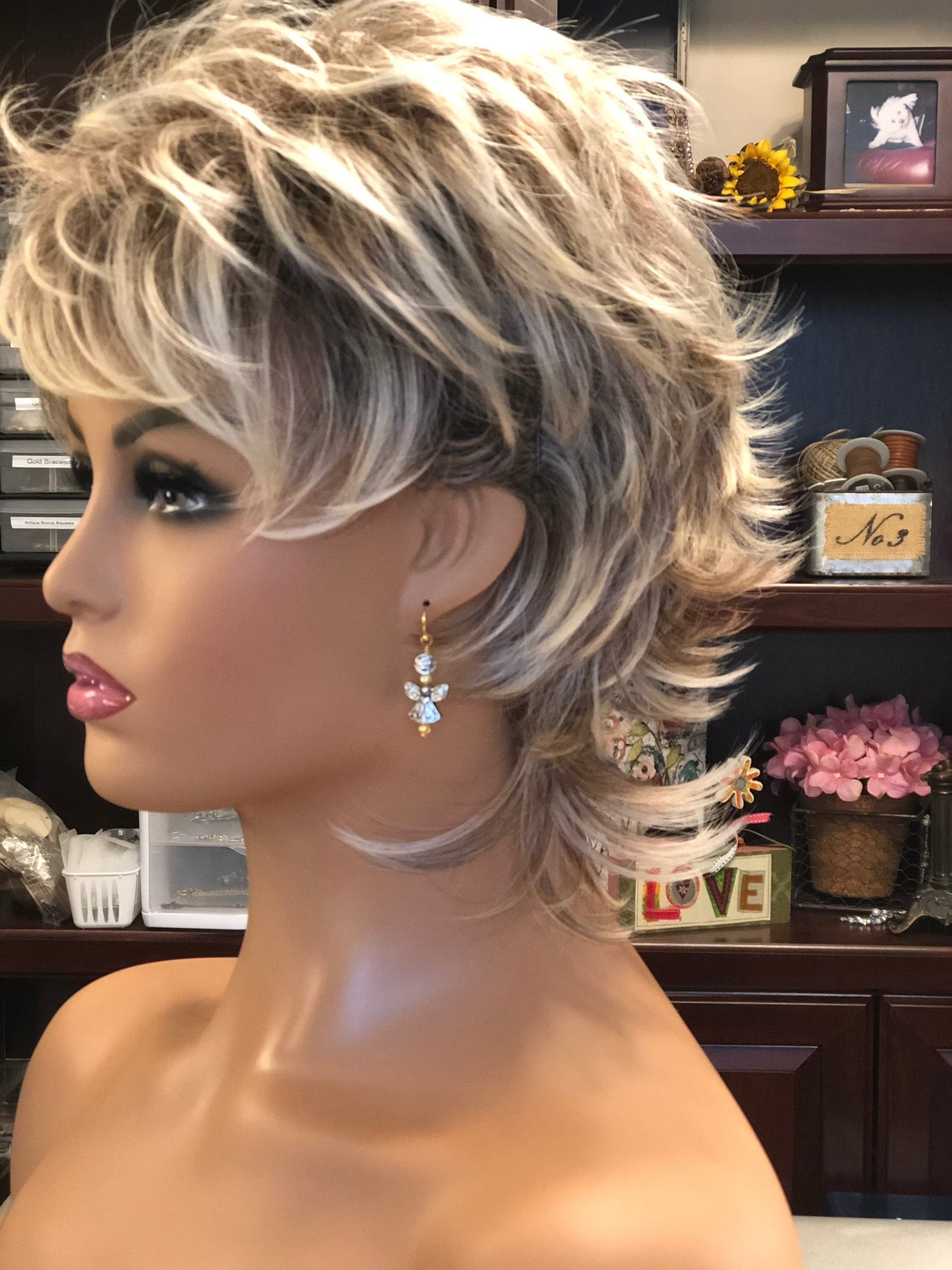 All I Wish For Is “Silver & Gold” Earrings. Approx. 1 5/8" In Length