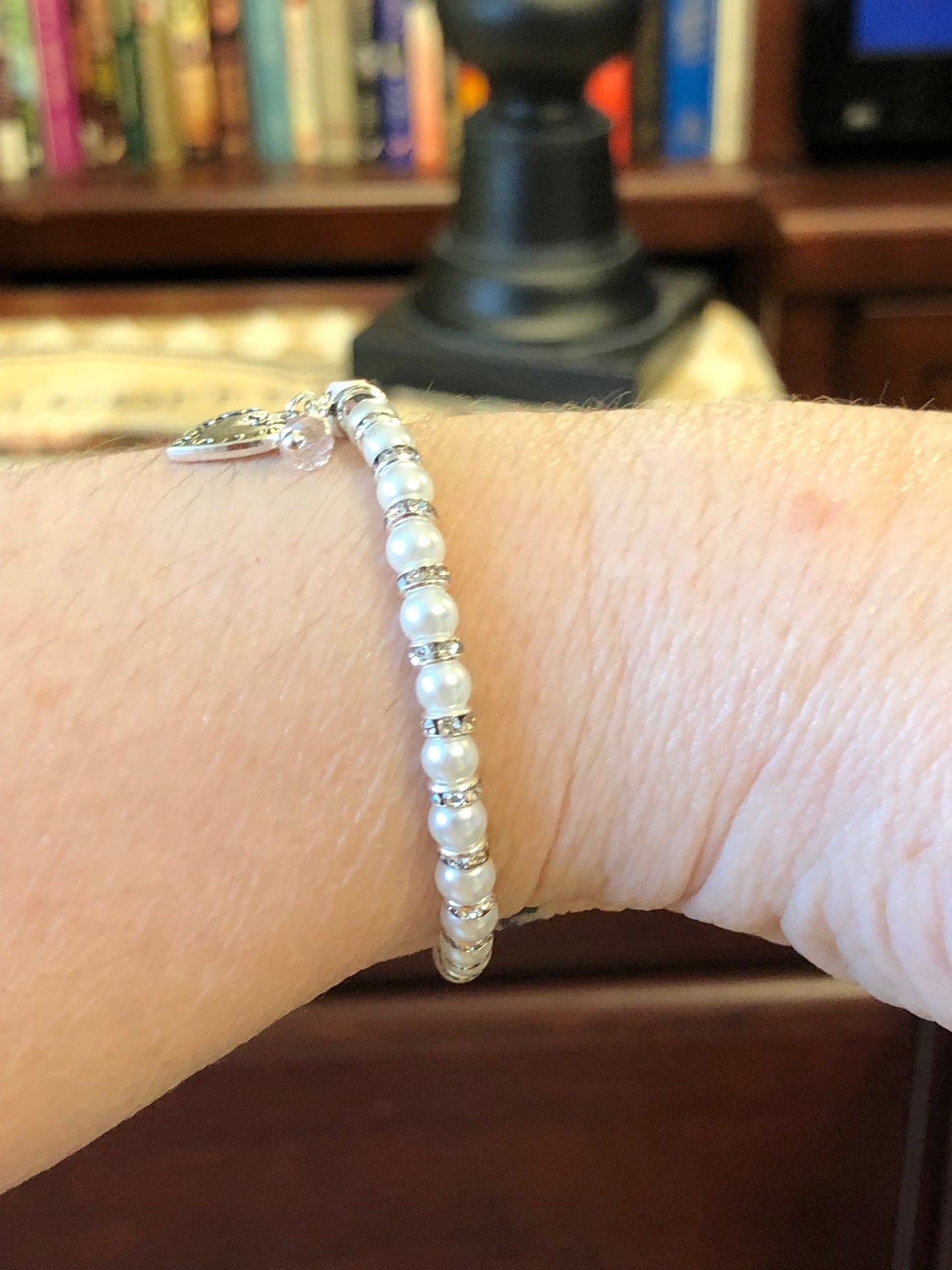 "It Must Be Love" Stretch Bracelet. **MADE TO ORDER **Please indicate your bracelet size in the "Notes" section at checkout