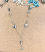 Load image into Gallery viewer, Time To Be Free Necklace.  Approx. 17&quot; In Length But May Be Adjusted Upon Request At Checkout.  **See Companion Earrings
