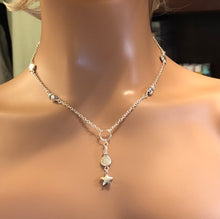 Load image into Gallery viewer, Shoot For The Stars Necklace.  Approx. 19 3/16&quot; In Length But May Be Adjusted Upon Request At Checkout.  **See Companion Earrings
