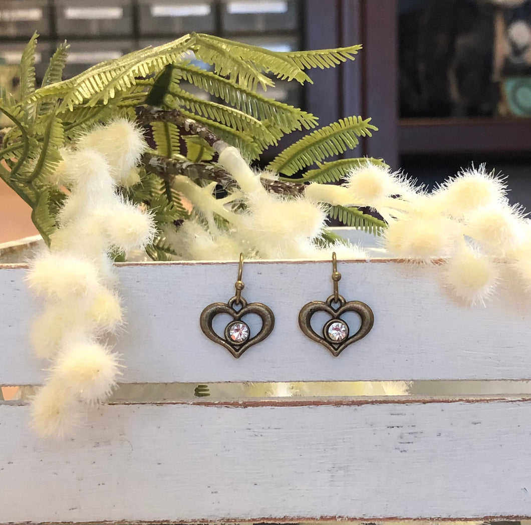 All You Need Is Love Earrings.  Approx. 7/8