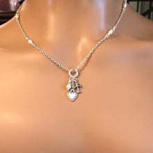 Load image into Gallery viewer, Faith, Hope, &amp; Love Necklace.  Approx. 18 7/8&quot; In Length But May Be Adjusted Upon Request At Checkout **STYLE OF CROSS MAY VARY
