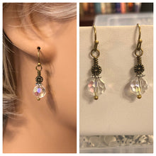 Load image into Gallery viewer, Crystal Blooms Earrings.  Approx. 1 1/4&quot; In Length.  **See Companion Bracelet
