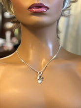 Load image into Gallery viewer, Faith, Hope, &amp; Love Necklace.  Approx. 18 7/8&quot; In Length But May Be Adjusted Upon Request At Checkout **STYLE OF CROSS MAY VARY
