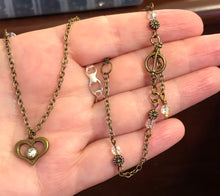 Load image into Gallery viewer, All You Need Is Love Necklace.  Approx. 16 3/8&quot; In Length But May Be Adjusted Upon Request At Checkout  **See Companion Earrings
