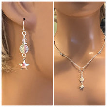 Load image into Gallery viewer, Shoot For The Stars Necklace.  Approx. 19 3/16&quot; In Length But May Be Adjusted Upon Request At Checkout.  **See Companion Earrings
