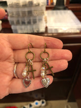 Load image into Gallery viewer, Faith, Hope, &amp; Love Earrings Option #2.  Approx. 2&quot; In Length.  **See Companion Necklace
