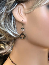 Load image into Gallery viewer, A Touch Of Blush Earrings.  Approx. 1 3/4&quot; In Length
