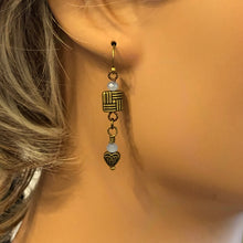 Load image into Gallery viewer, C’est Belle Earrings.  Approx. 1 7/8&quot; In Length **See Companion Bracelet
